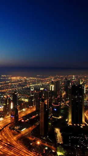 Dubai Night Live Wallpaper Screenshots