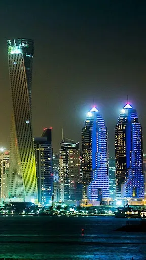 Dubai Night Live Wallpaper Screenshots