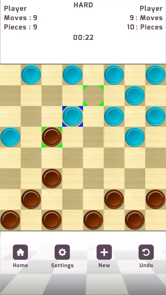 Ảnh chụp màn hình của Checkers Classic