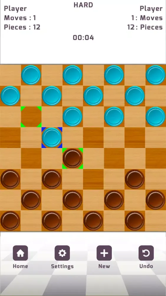 Ảnh chụp màn hình của Checkers Classic