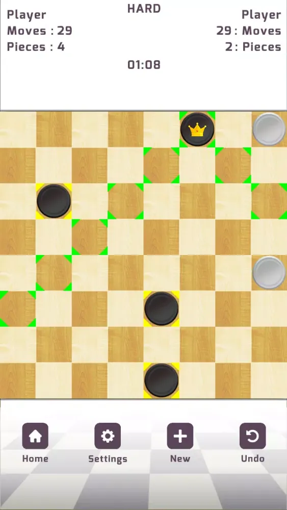 Ảnh chụp màn hình của Checkers Classic