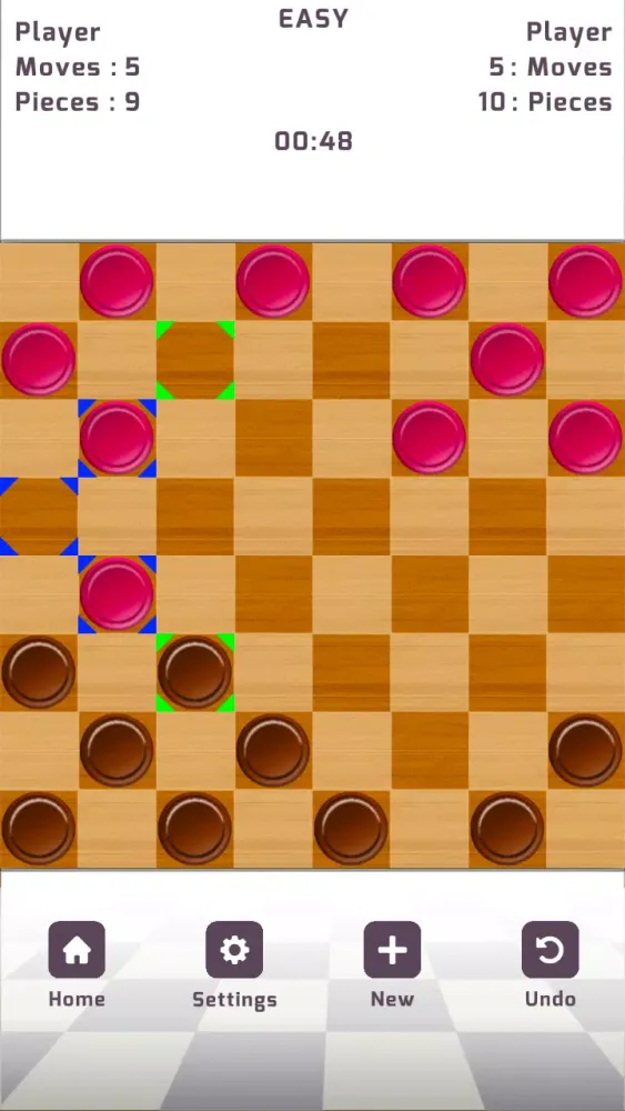 Ảnh chụp màn hình của Checkers Classic