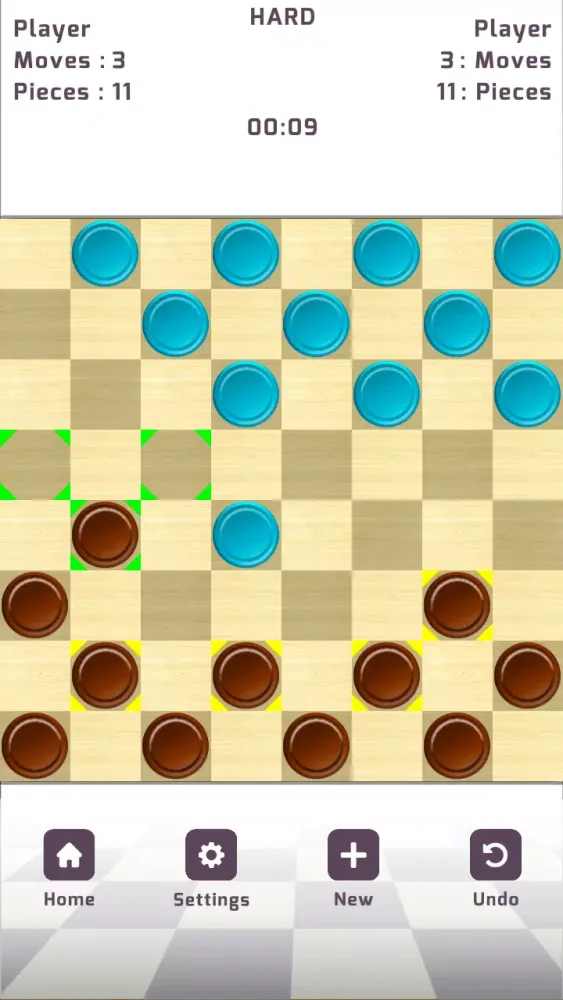 Ảnh chụp màn hình của Checkers Classic