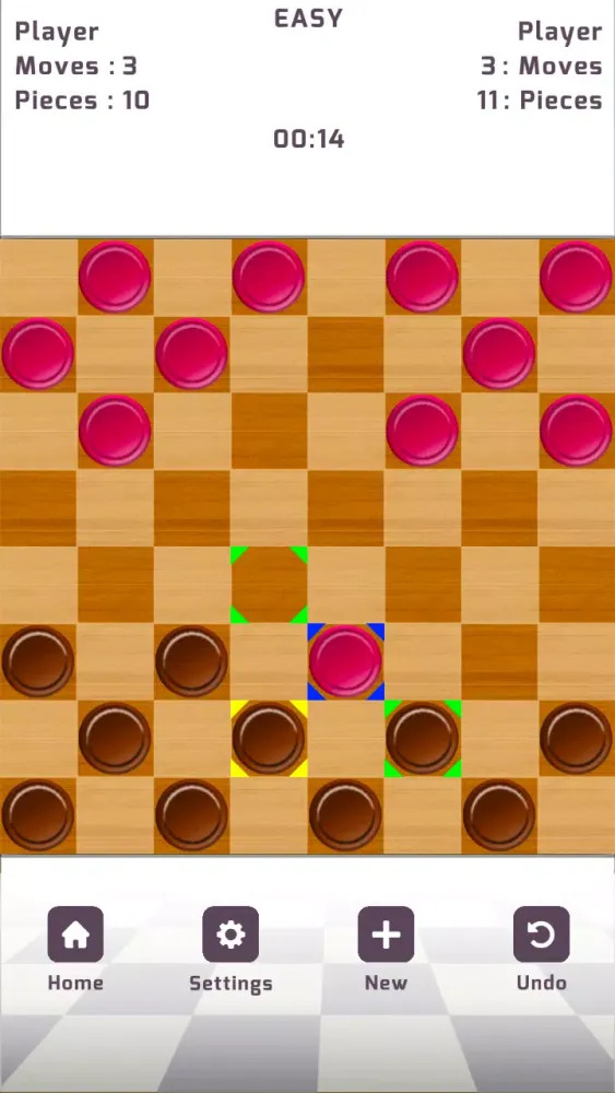 Ảnh chụp màn hình của Checkers Classic