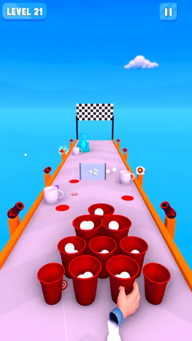 Capturas de tela do Catch Pongs