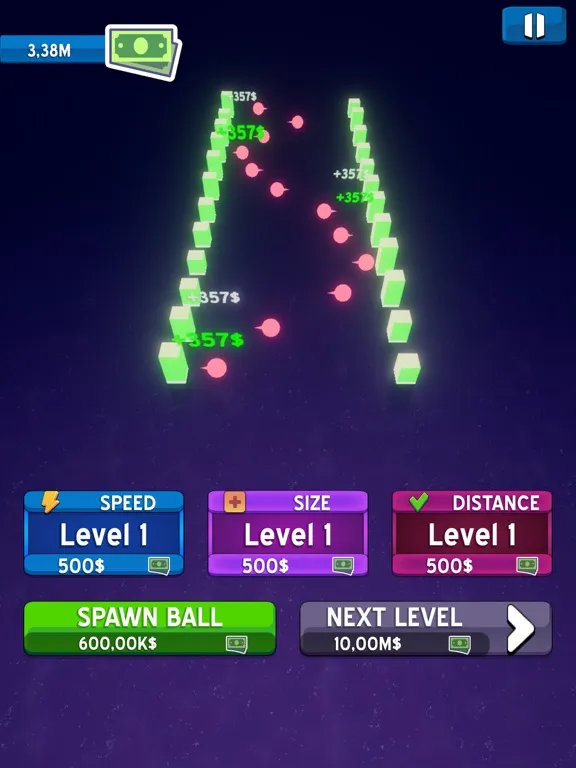 Captures d'écran de Increment Balls iPad 