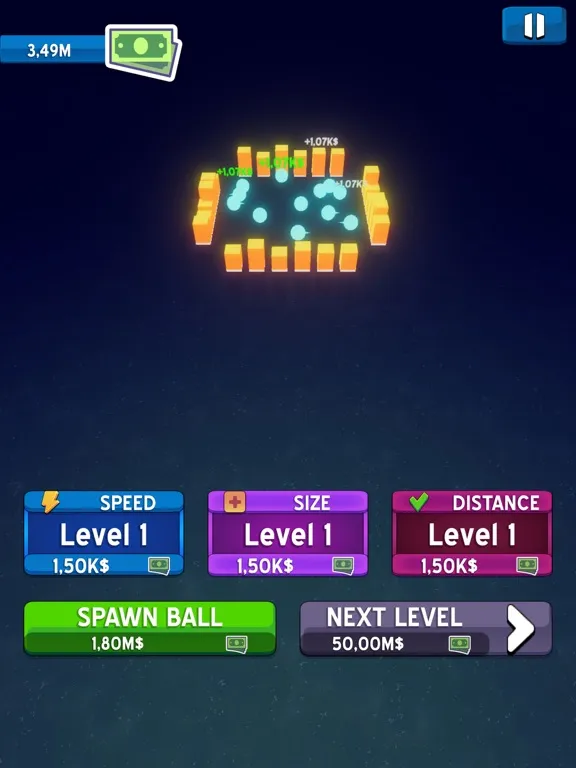 Captures d'écran de Increment Balls iPad 