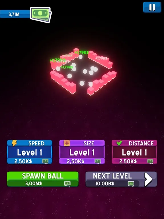 Captures d'écran de Increment Balls iPad 
