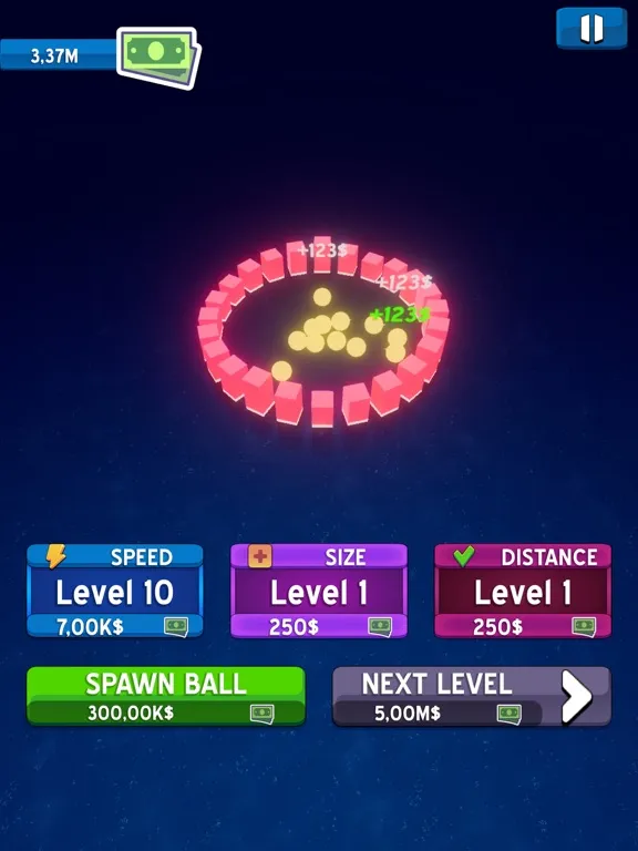 Captures d'écran de Increment Balls iPad 