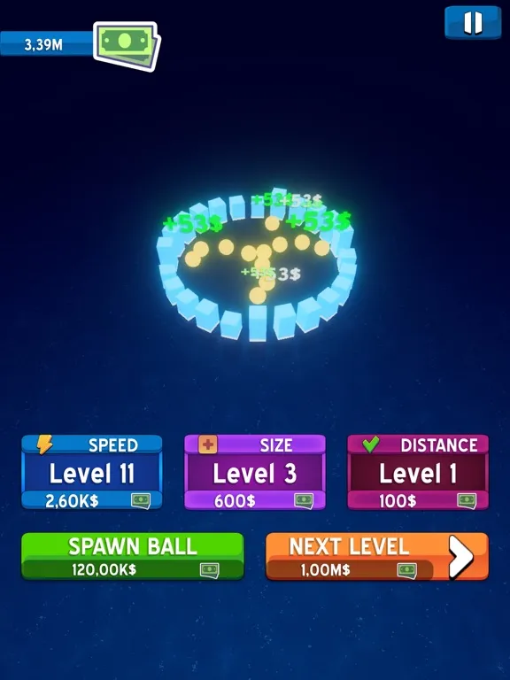 Captures d'écran de Increment Balls iPad 