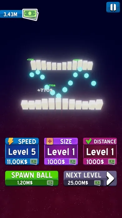 Captures d'écran de Increment Balls