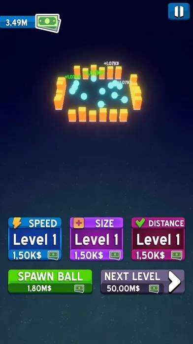 Captures d'écran de Increment Balls
