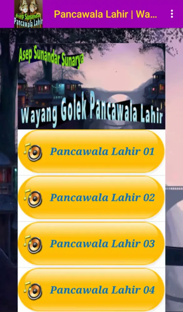 Pancawala Lahir Wayang Golek 스크린샷