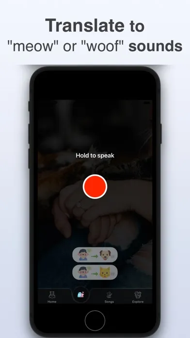 Capturas de pantalla de Dog & Cat Translator: Pet Chat