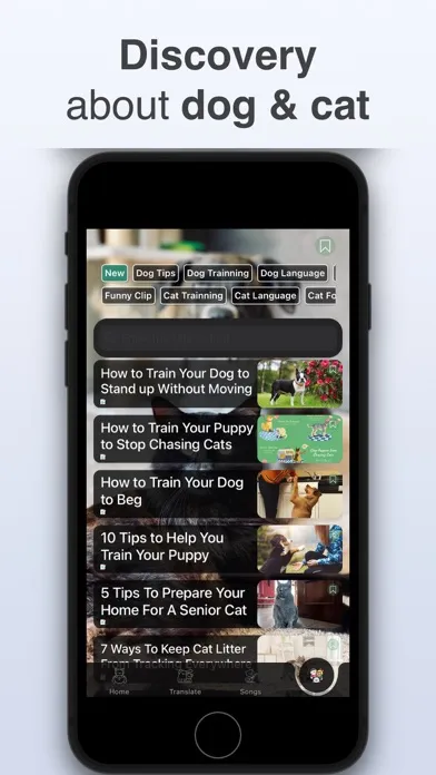 Capturas de pantalla de Dog & Cat Translator: Pet Chat