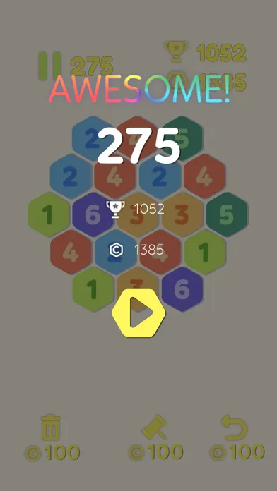 Make 7 In Hexagon سکرین شاٹس