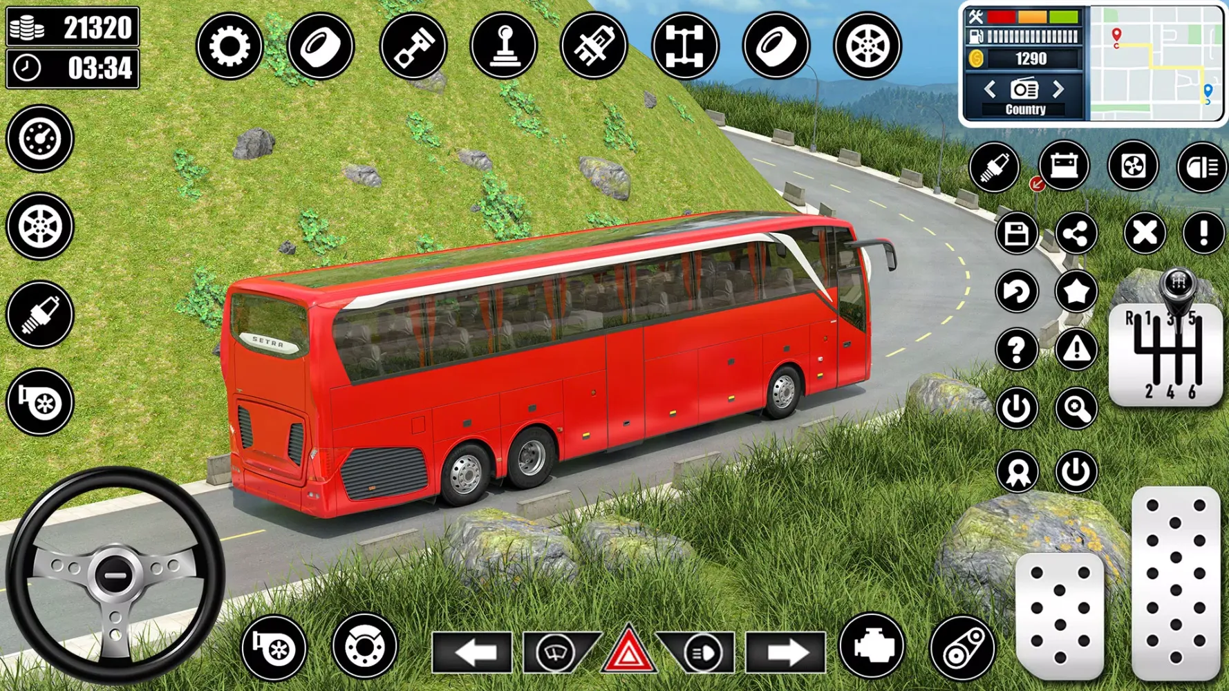 Coach Bus Driving Simulator स्क्रीनशॉट