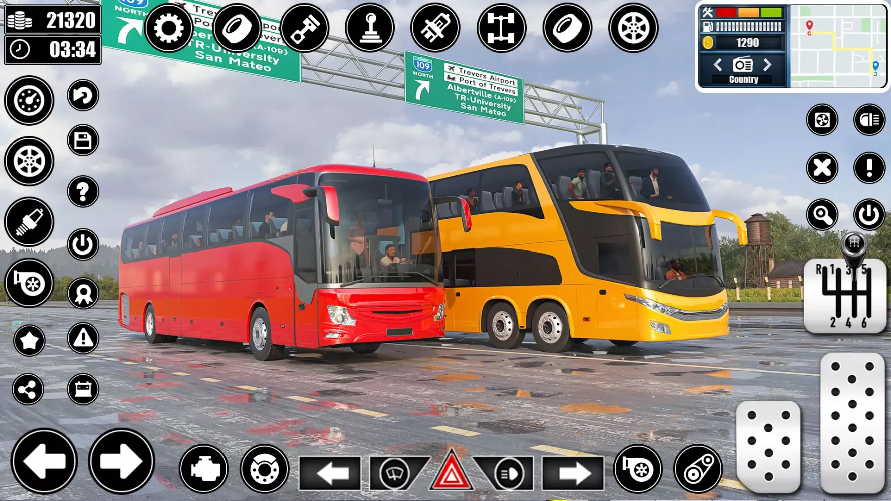 Coach Bus Driving Simulator स्क्रीनशॉट