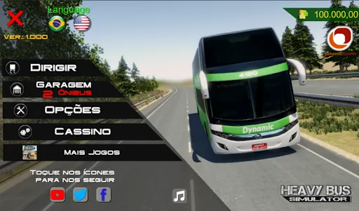 Capturas de tela do Heavy Bus Simulator