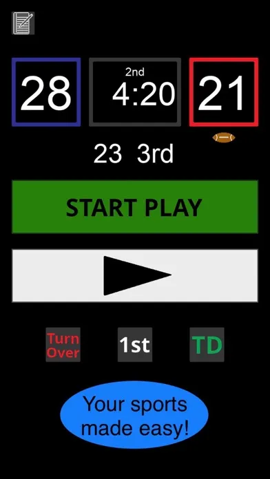 Sports ScoreBoard スクリーンショット