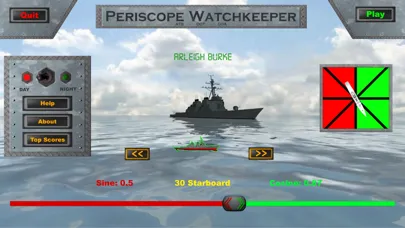 Capturas de tela do Periscope Watchkeeper
