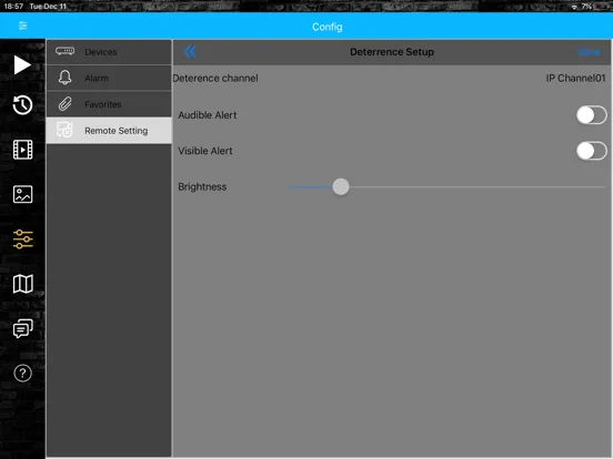 ภาพหน้าจอของ EASE iPad 