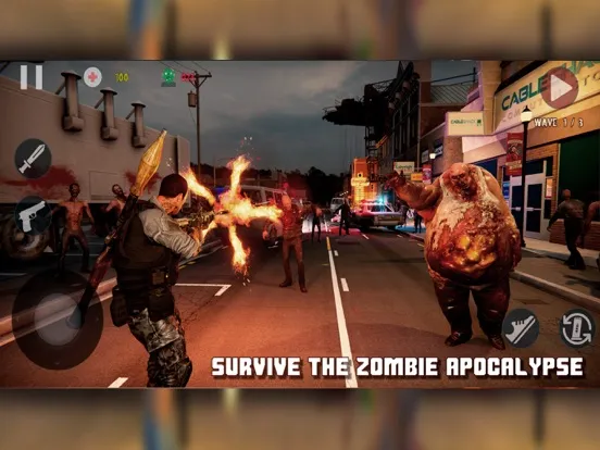Captures d'écran de Attack Of The Dead — Epic Game iPad 