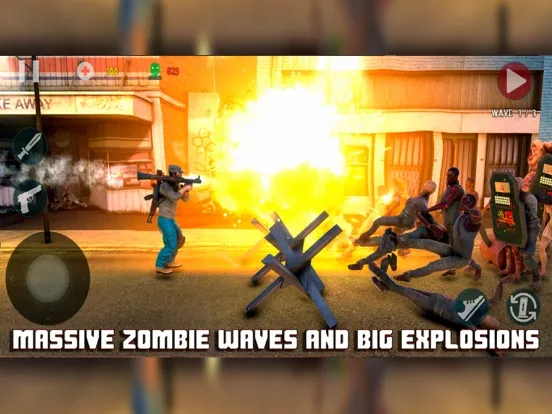 Captures d'écran de Attack Of The Dead — Epic Game iPad 