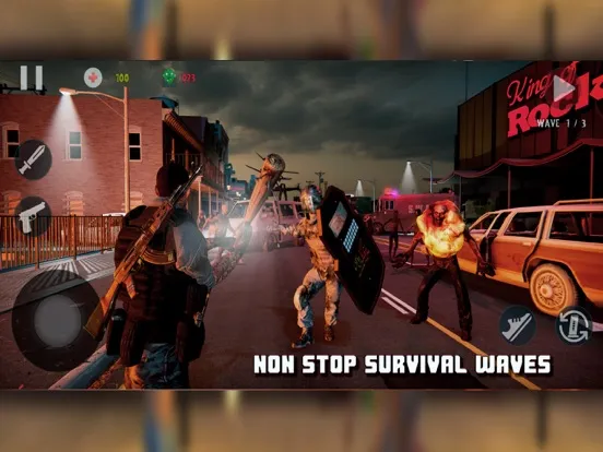 Captures d'écran de Attack Of The Dead — Epic Game iPad 