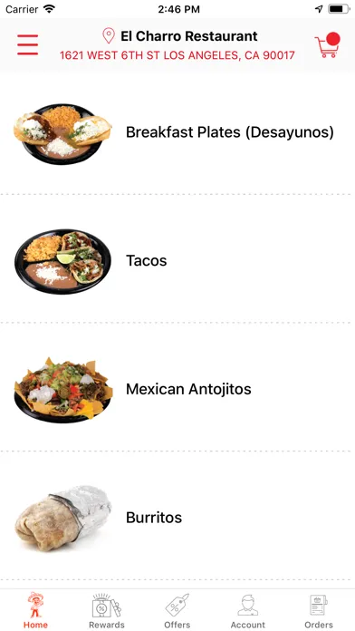 Screenshot di El Charro Mexican Food