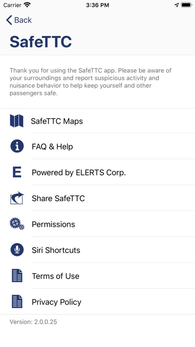 Zrzuty ekranu SafeTTC