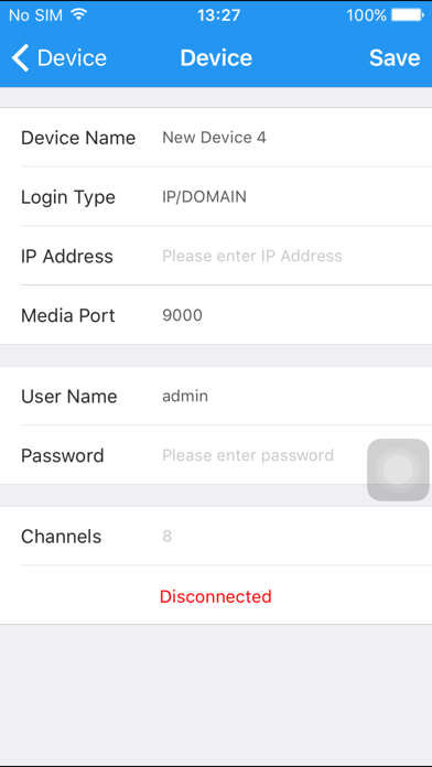 Ảnh chụp màn hình của Entcam