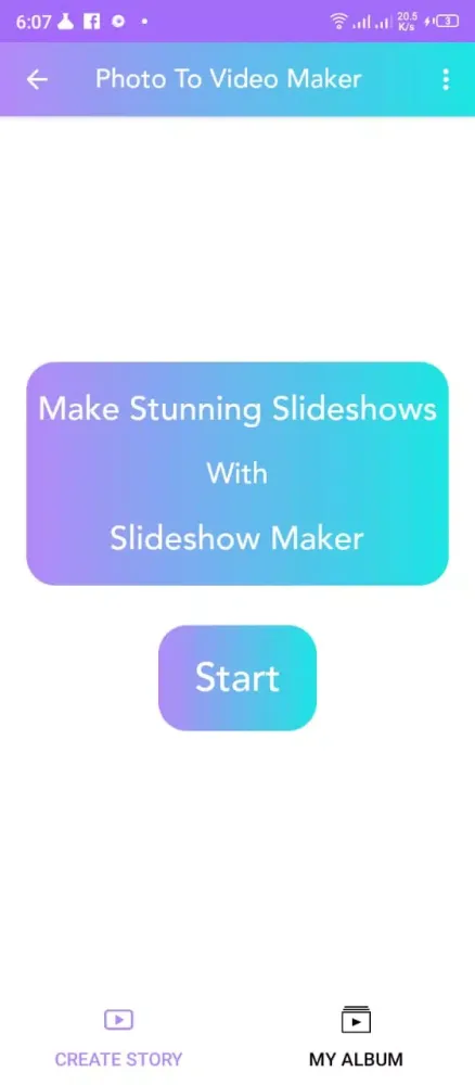 Tangkapan skrin EN video editor
