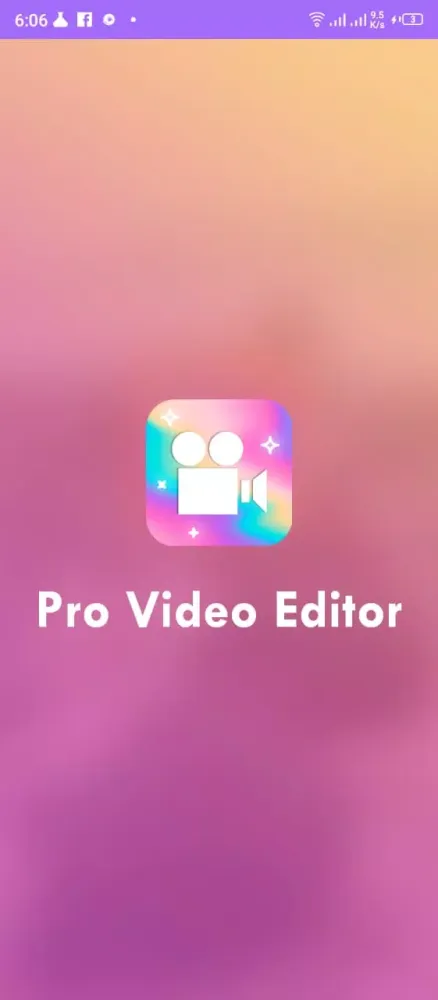 Tangkapan skrin EN video editor