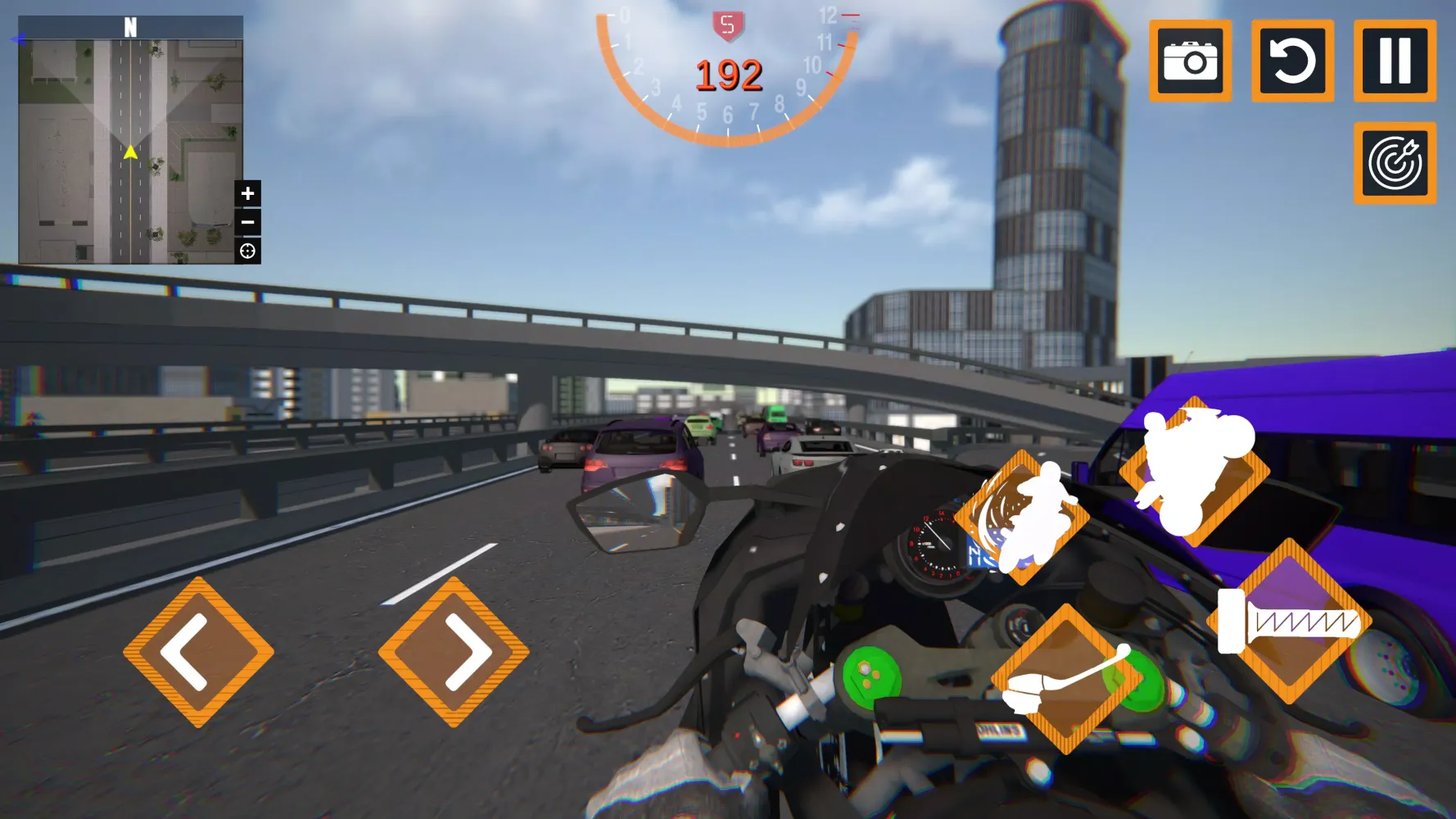 Motorcycle Sim: Multi 스크린샷