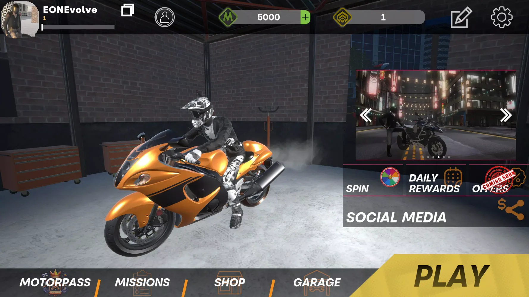 Motorcycle Sim: Multi 스크린샷