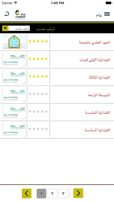Zrzuty ekranu مركز المعلومات بمدينة المجمعة