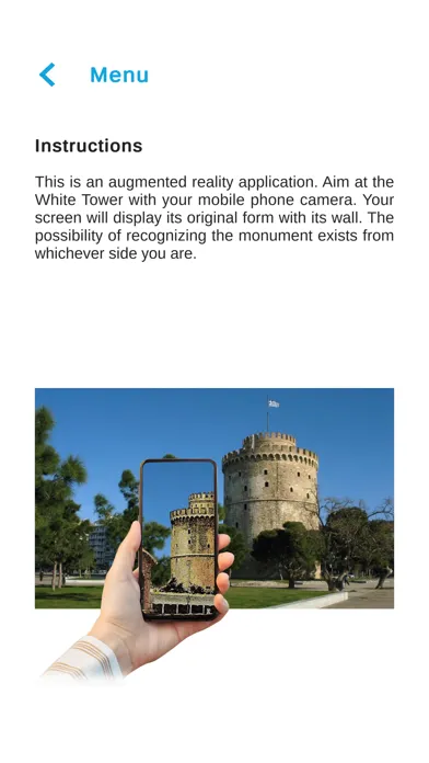 Скриншоты WhiteTowerARApp