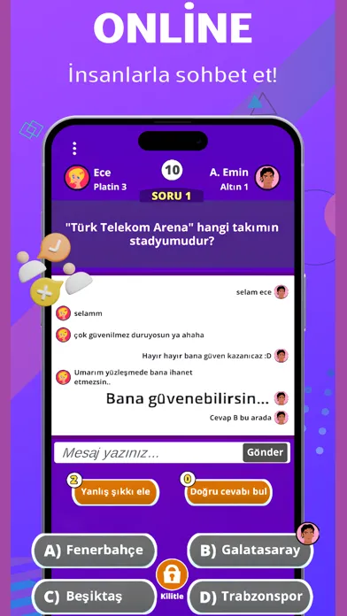 Bana Güven - Eşli Bilgi Yarışı Screenshots