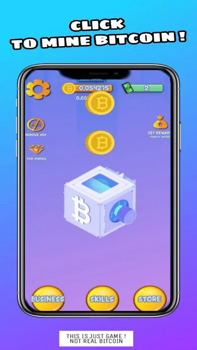 Ảnh chụp màn hình của Bitcoin Miner : Crypto Game