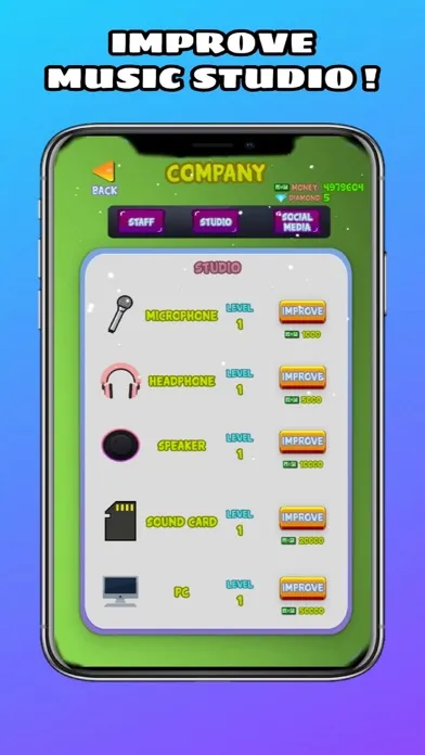 Captures d'écran de Idle Rap Tycoon : Hiphop Game