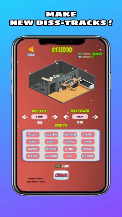 Captures d'écran de Idle Rap Tycoon : Hiphop Game