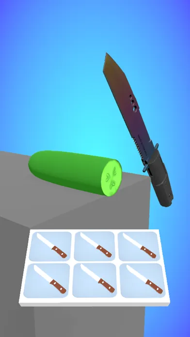 Capturas de tela do Merge Knife 3D