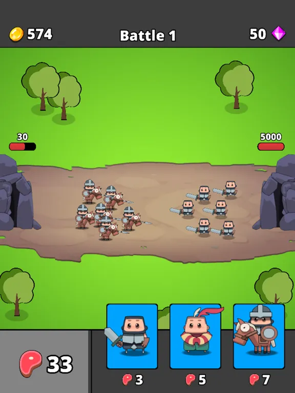 Tangkapan layar My Little Warriors 2 iPad 