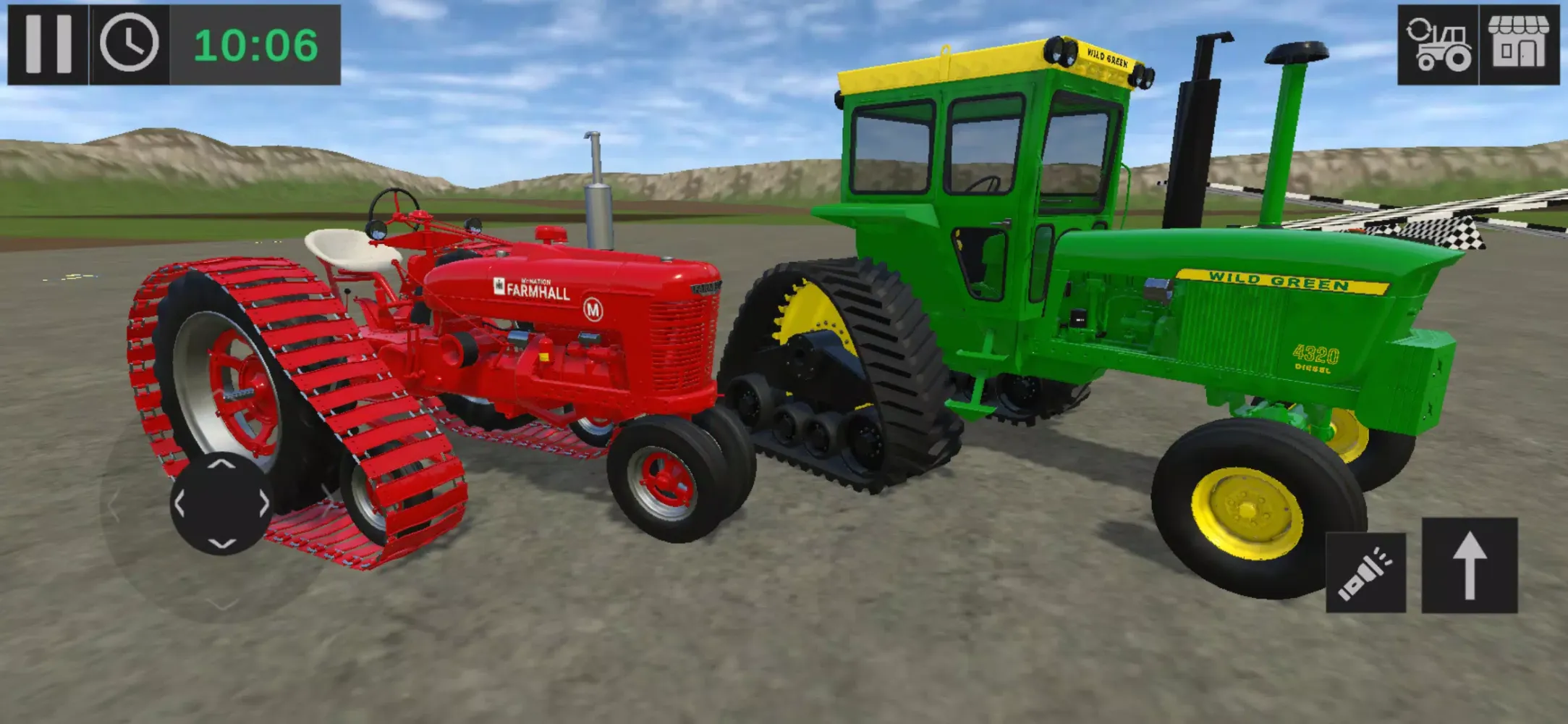 ภาพหน้าจอของ Tractor Trials: Just For Fun