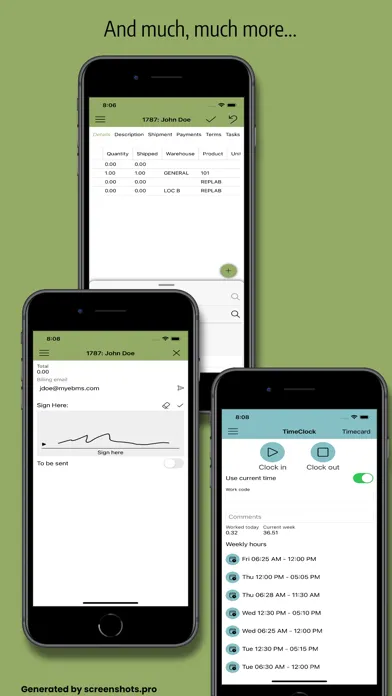 Ảnh chụp màn hình của MyEBMS
