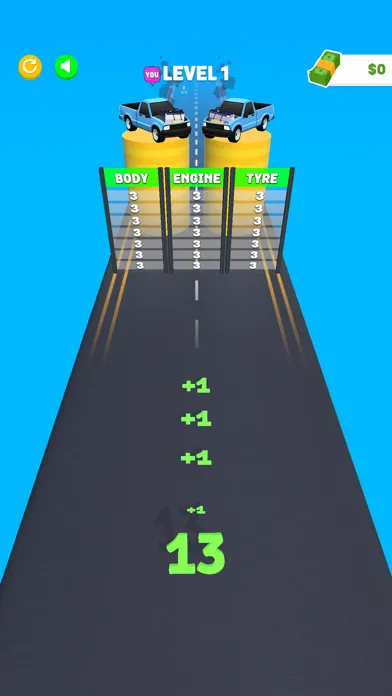 Tangkapan skrin Build 2 Race