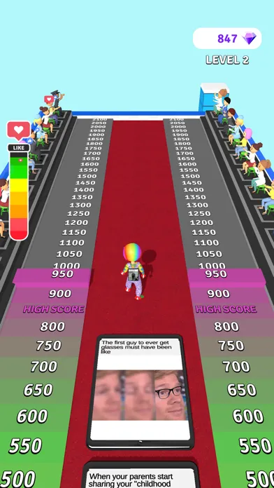 Capturas de tela do Memes Runner
