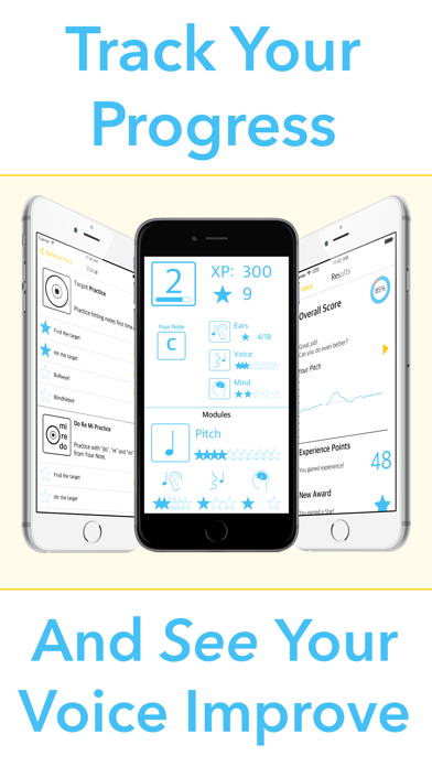 SingTrue: Learn to sing in tune, pitch perfect应用截图