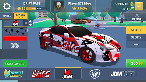 Captures d'écran de Drift Clash Online Racing